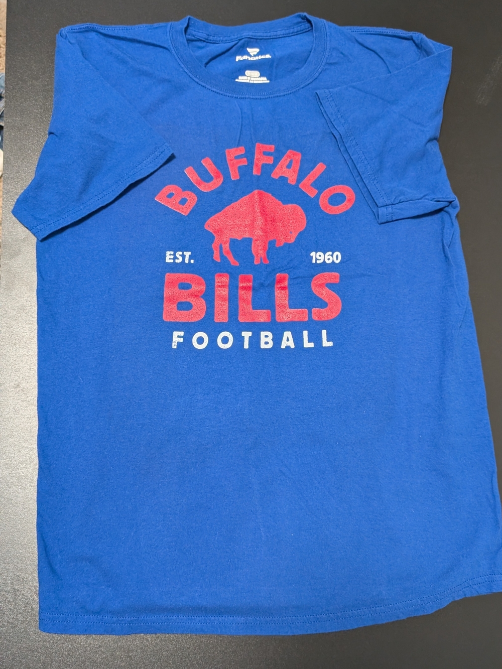 Fanatics Buffalo Bills Royal Blue Football Tee